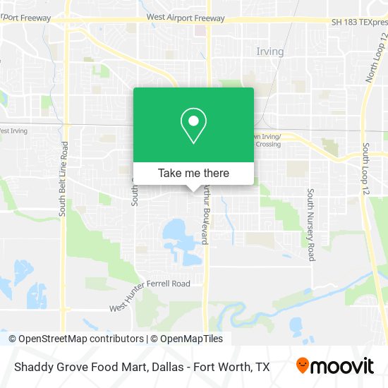 Shaddy Grove Food Mart map