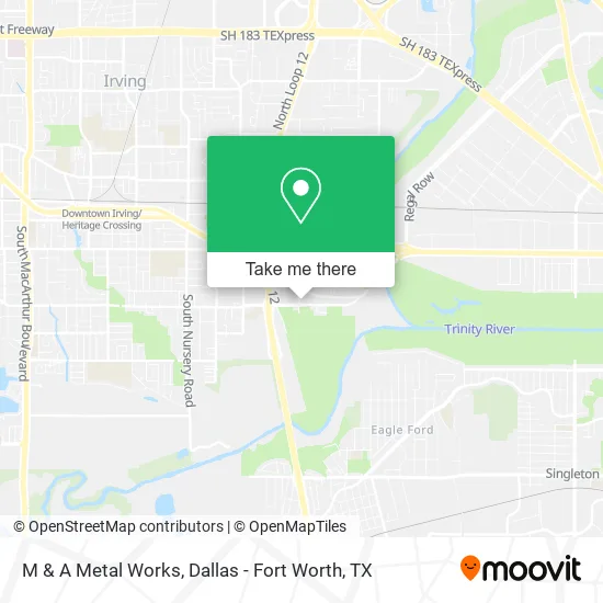 M & A Metal Works map