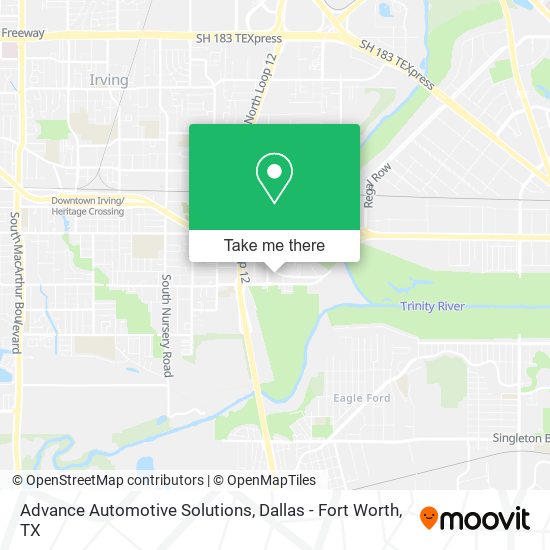 Mapa de Advance Automotive Solutions