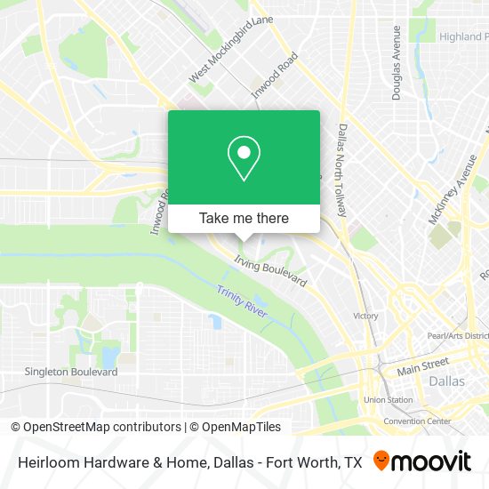 Heirloom Hardware & Home map