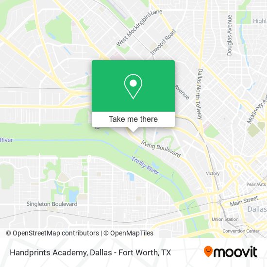 Handprints Academy map