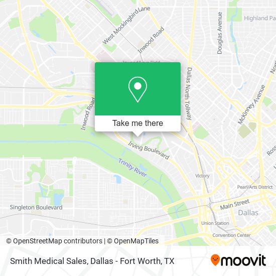 Smith Medical Sales map