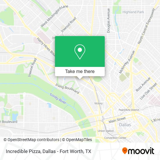 Mapa de Incredible Pizza