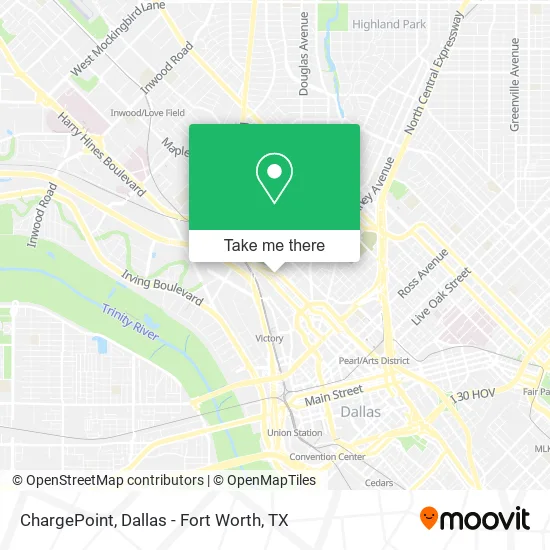 Mapa de ChargePoint