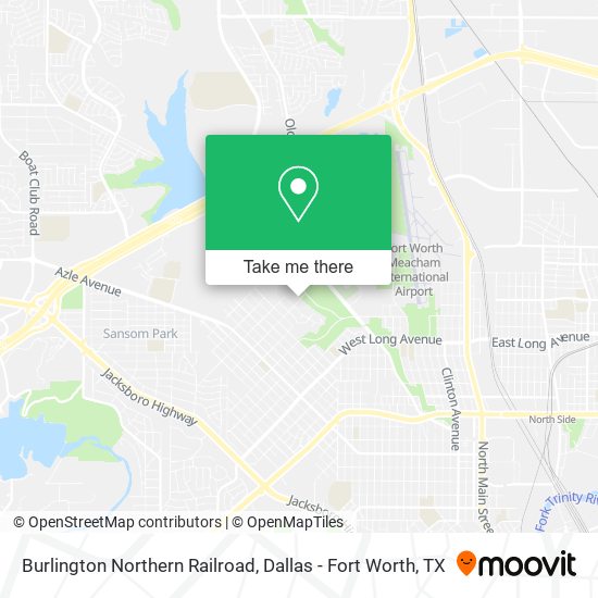 Burlington Northern Railroad map