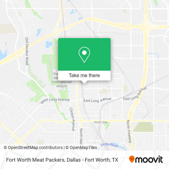 Mapa de Fort Worth Meat Packers