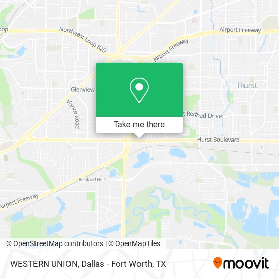 WESTERN UNION map