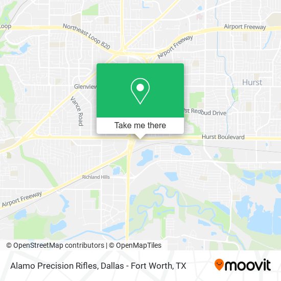 Alamo Precision Rifles map