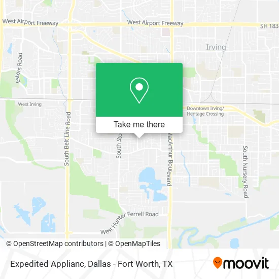 Expedited Applianc map