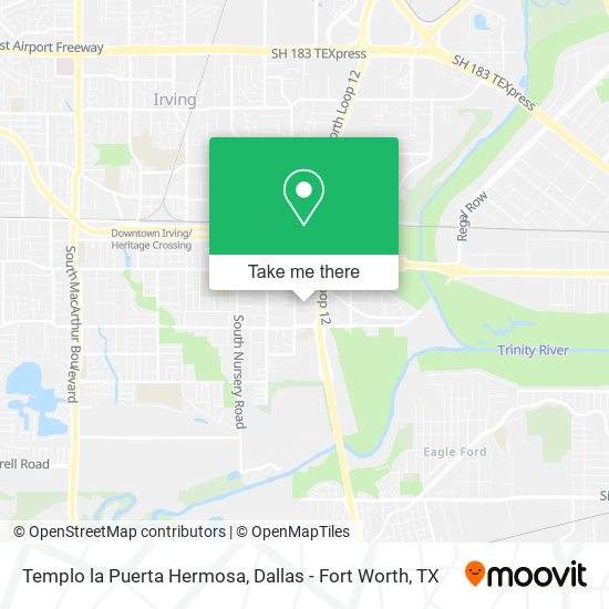 Mapa de Templo la Puerta Hermosa