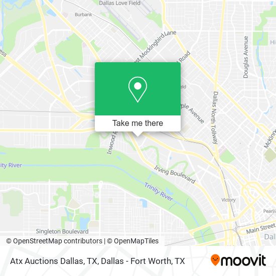 Atx Auctions Dallas, TX map