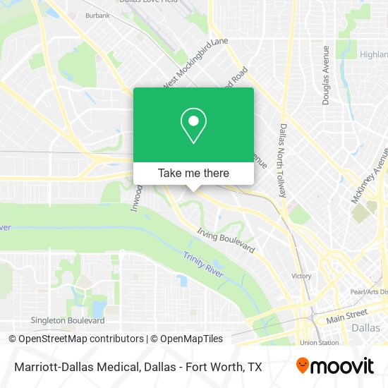 Mapa de Marriott-Dallas Medical
