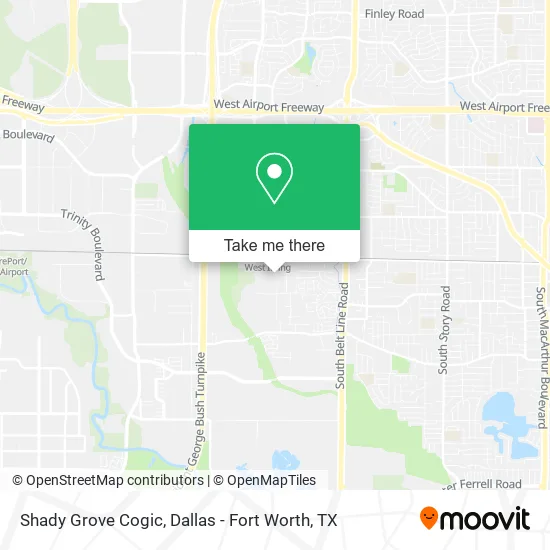 Shady Grove Cogic map