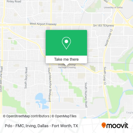 Mapa de Pdo - FMC, Irving
