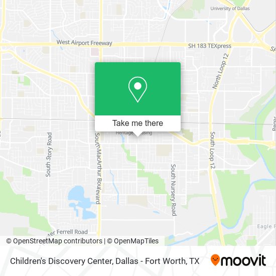 Children's Discovery Center map