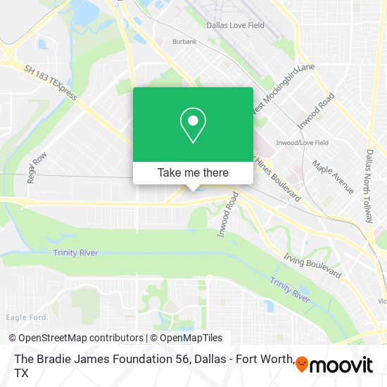 Mapa de The Bradie James Foundation 56