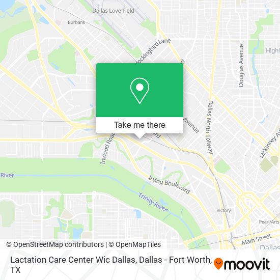 Lactation Care Center Wic Dallas map