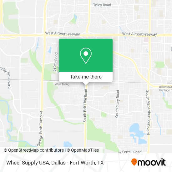 Mapa de Wheel Supply USA