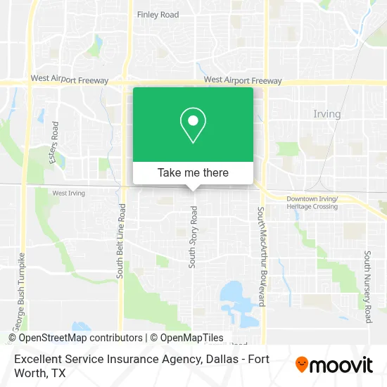 Excellent Service Insurance Agency map