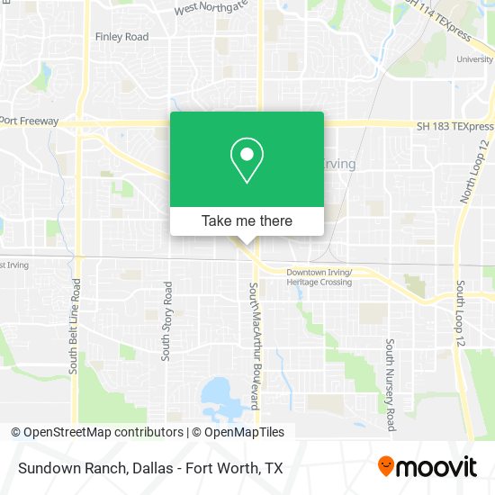 Sundown Ranch map