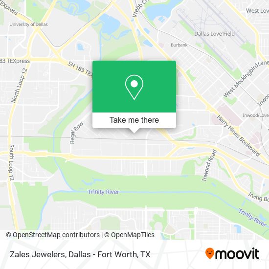 Zales Jewelers map