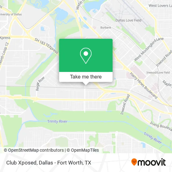Club Xposed map