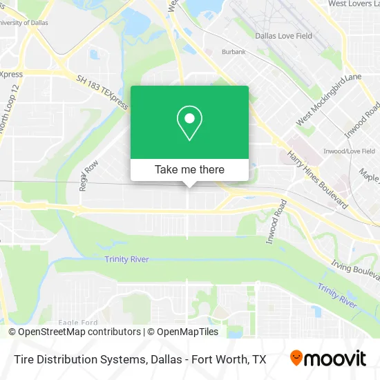 Tire Distribution Systems map