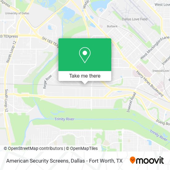 American Security Screens map