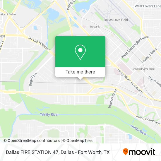 Mapa de Dallas FIRE STATION 47