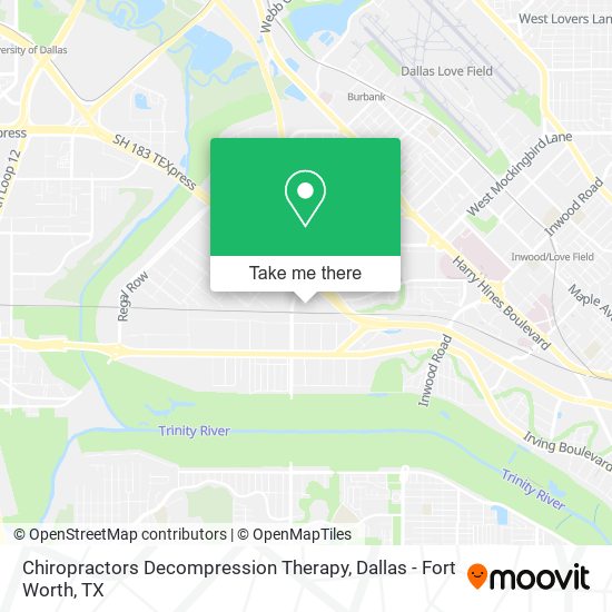 Chiropractors Decompression Therapy map