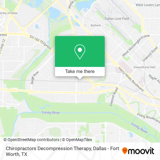 Chiropractors Decompression Therapy map