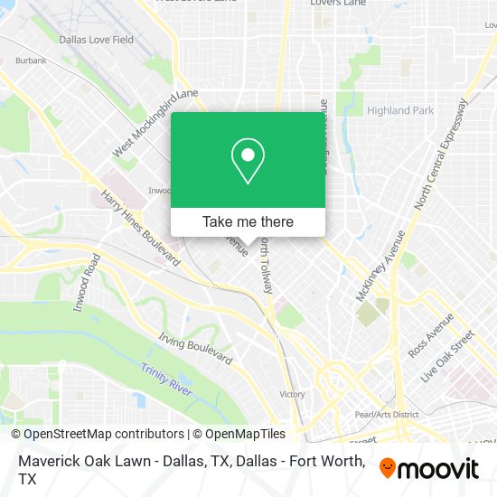 Maverick Oak Lawn - Dallas, TX map