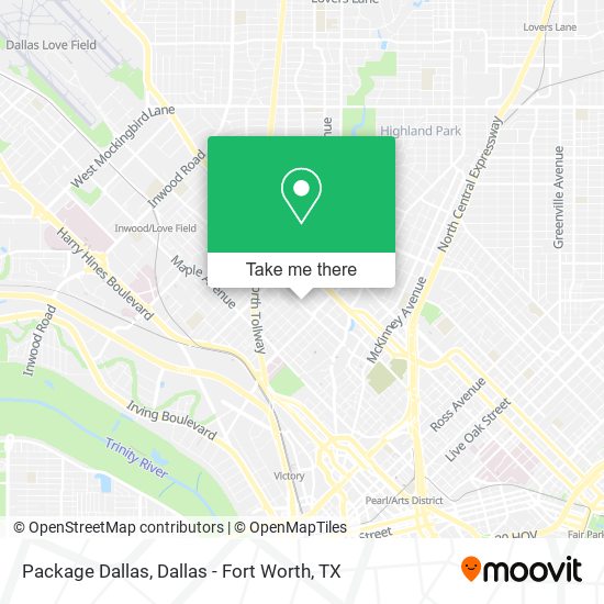 Mapa de Package Dallas