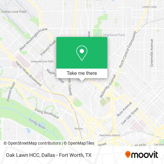 Mapa de Oak Lawn HCC