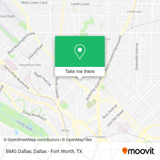 Mapa de BMG Dallas