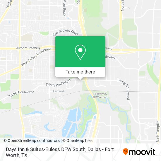 Days Inn & Suites-Euless DFW South map