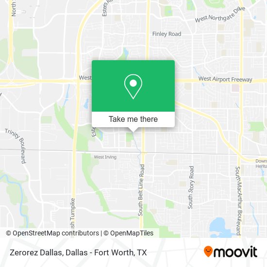 Mapa de Zerorez Dallas
