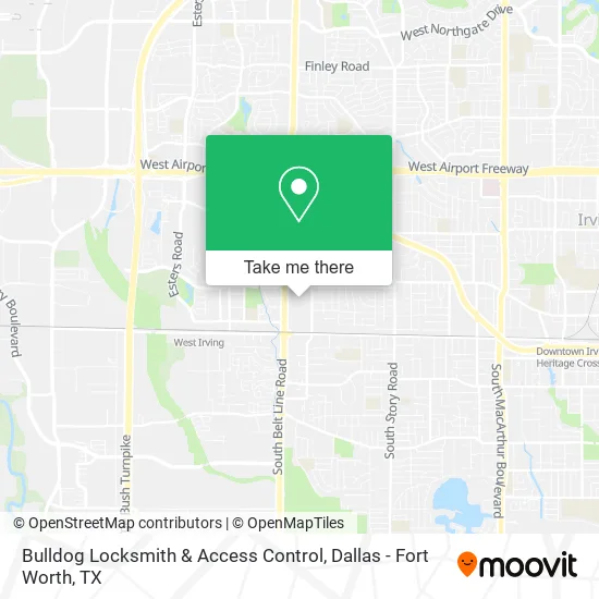 Bulldog Locksmith & Access Control map