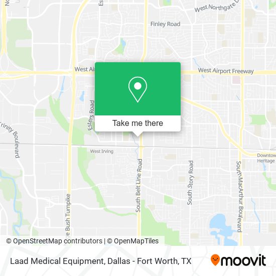 Mapa de Laad Medical Equipment
