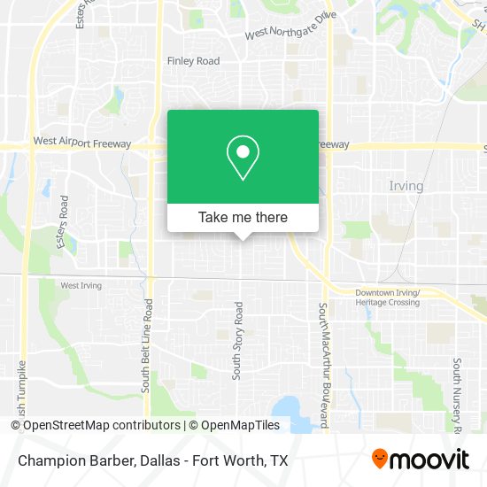 Champion Barber map