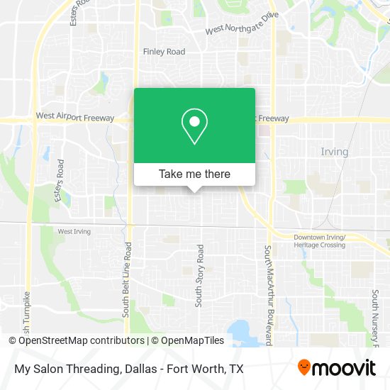 My Salon Threading map