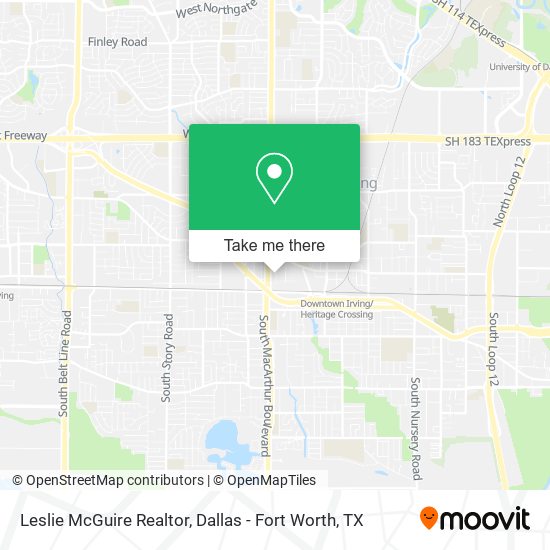 Leslie McGuire Realtor map