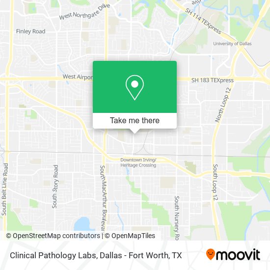 Clinical Pathology Labs map