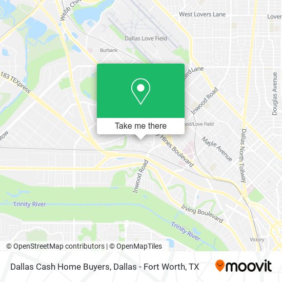 Dallas Cash Home Buyers map