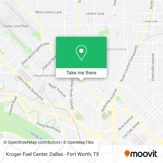 Kroger Fuel Center map