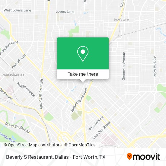 Beverly S Restaurant map
