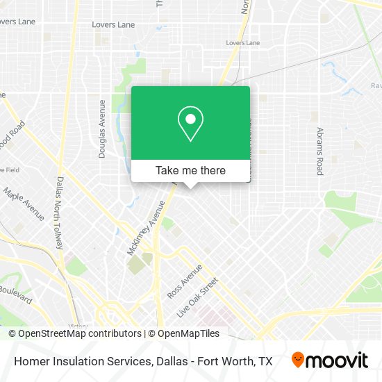 Homer Insulation Services map