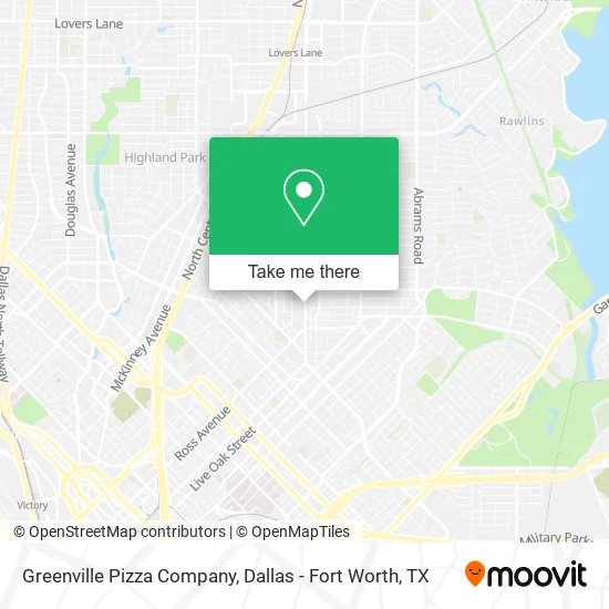 Greenville Pizza Company map