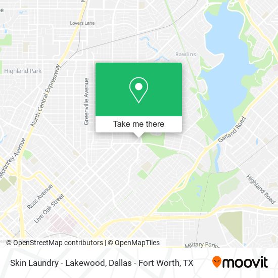 Skin Laundry - Lakewood map