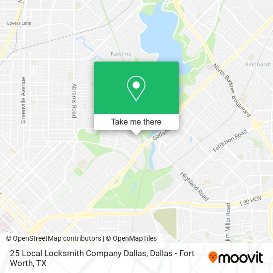 Mapa de 25 Local Locksmith Company Dallas